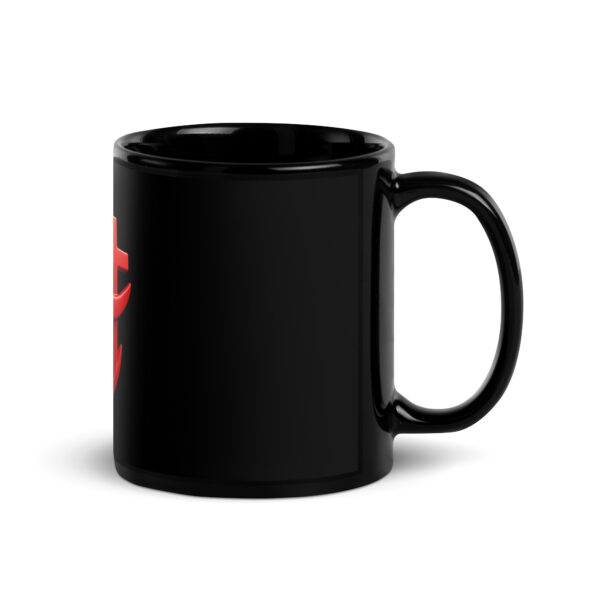 MMESL Black Glossy Mug - Image 2